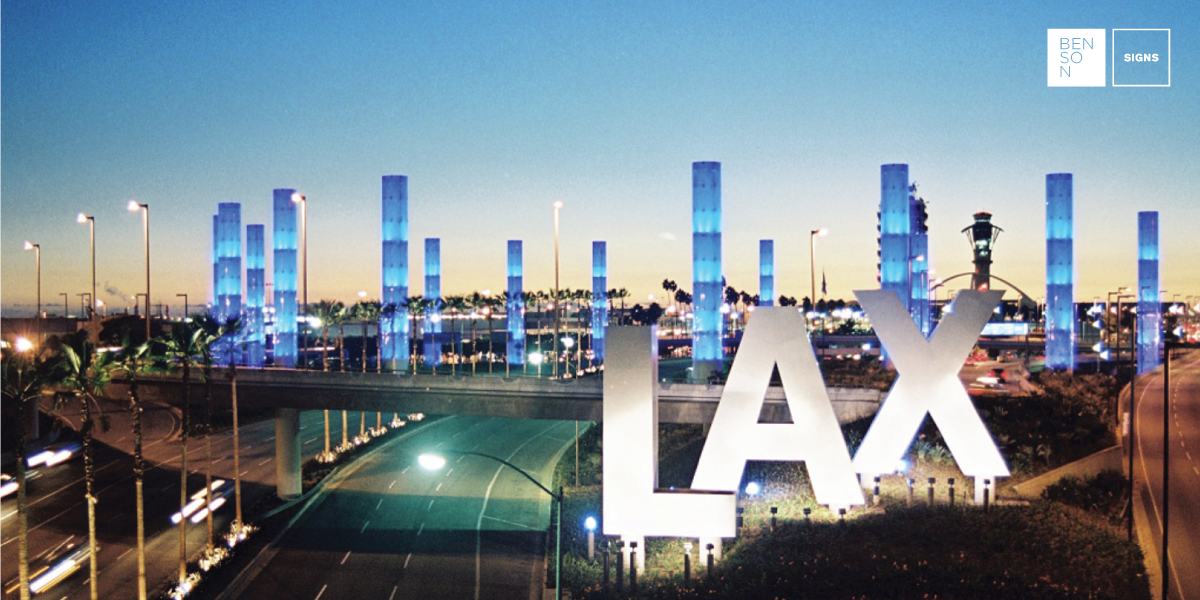 Benson Signs Selected as Supplier for LAX Project