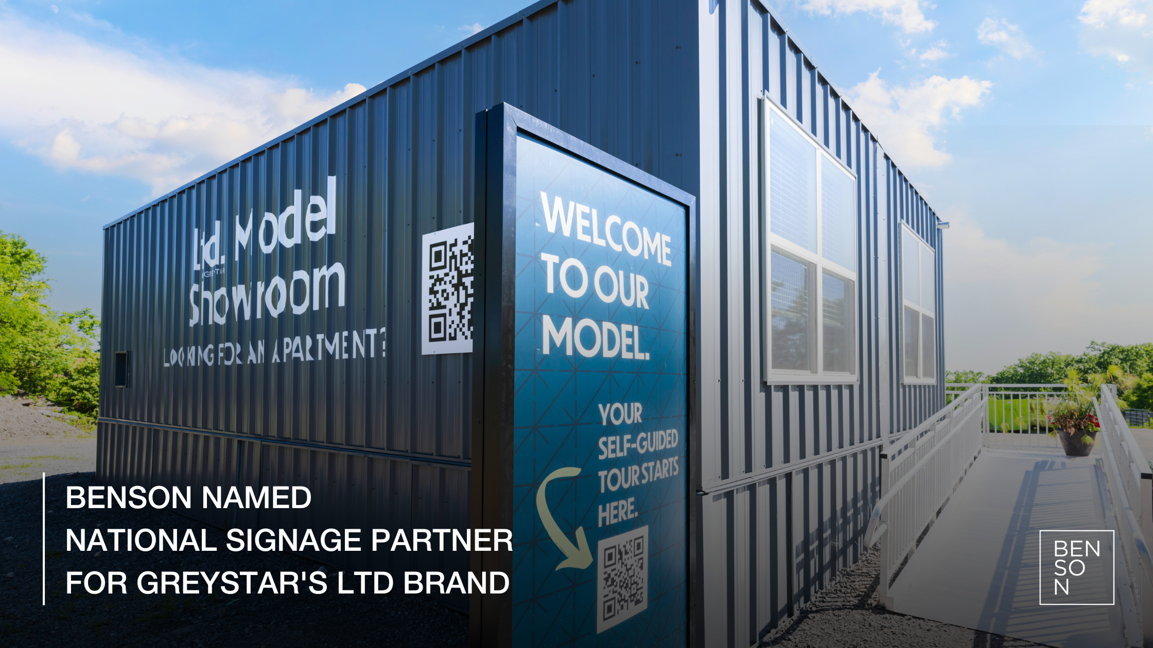 Benson Named National Signage Partner for Greystar's LTD Brand